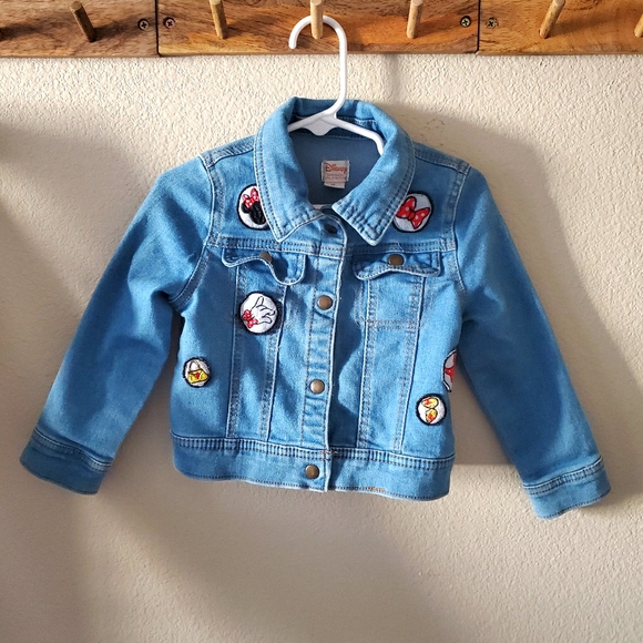 disney patch jean jacket